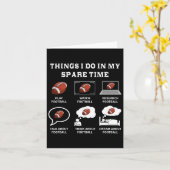Carte Les Choses Que Je Fais Dans Mon Temps Libre Footba (Fleur jaune)