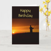 Carte Les choses que vous aimez Anniversaire Golf Golfin (Fleur jaune)
