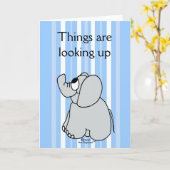 Carte Les choses sont à la recherche - GREETING CARD (Fleur jaune)