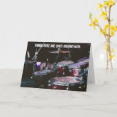 Carte Les choses sont très calmes - le batteur obtient l (Fleur jaune)