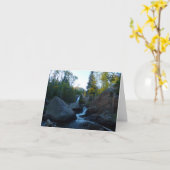 Carte Les chutes de l'Alberta au lever du soleil dans le (Fleur jaune)