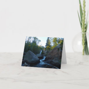 Carte Les chutes de l'Alberta au lever du soleil dans le