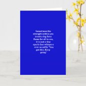 CARTE LES CITATIONS DE FORCE MOTIVATRICE N'ONT JAMAIS AB (Fleur jaune)