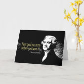 Carte Les citations de Thomas Jefferson ne dépensent (Fleur jaune)