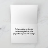 CARTE LES COEURS REMPLIS DE SOUHAITS POUR DE BELLES NOËL (Intérieur)