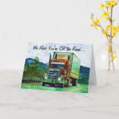 Carte Les CONDUCTEURS de CAMION et les CAMIONNEURS (Fleur jaune)