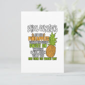 Carte Les Conseillers Scolaires Sont Comme Des Ananas. (Debout devant)
