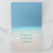 Carte Les coquillages d'anniversaire de Beachcomber de t (Intérieur)