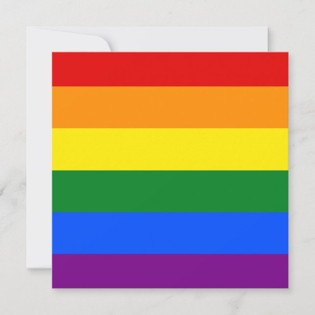 Carte Les couleurs de l'arc-en-ciel (Devant)