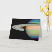 Carte Les couleurs de Saturne (Fleur jaune)