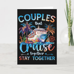 Carte Les couples qui font une croisière ensemble resten