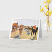Carte Les Course À Cheval (La Parade), Edgar Degas (Fleur jaune)