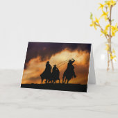 Carte Les Cowboys au Sunset Blank (Fleur jaune)