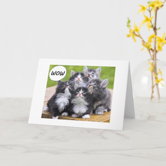 CARTE LES CUISINES NE PEUVENT PAS CROIRE QUE VOUS ÊTES " (Fleur jaune)