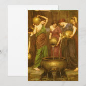 Carte Les Danaides par John William Waterhouse (Devant / Derrière)