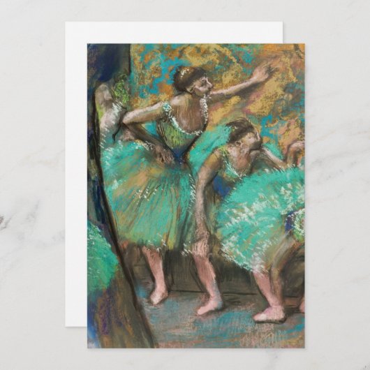 Carte Les Danseurs | Edgar Degas (Devant / Derrière)