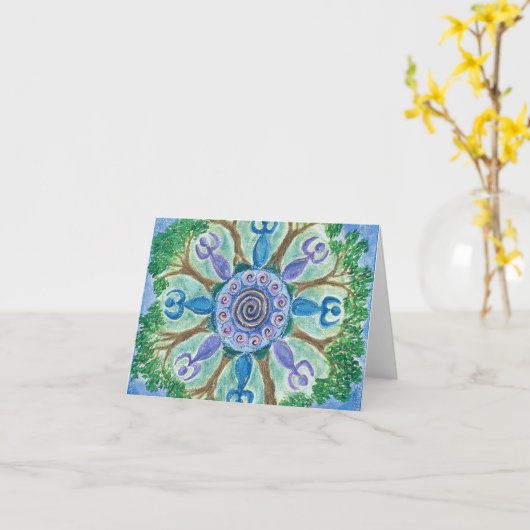 Carte Les déesses dansent (Fleur jaune)