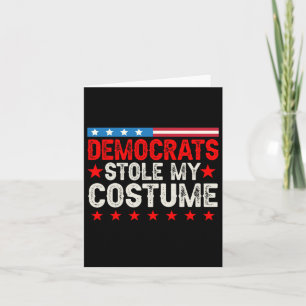 Carte Les Démocrates me volent mon costume drôle Vintage