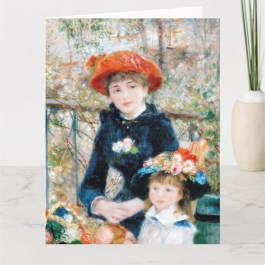 Carte Les Deux Sœurs, sur la terrasse Auguste Renoir (Devant)