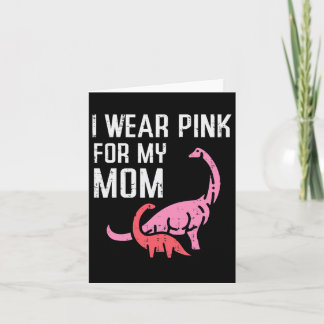 Carte Les Dinosaures Portent Le Rose Pour Les Mères Acad