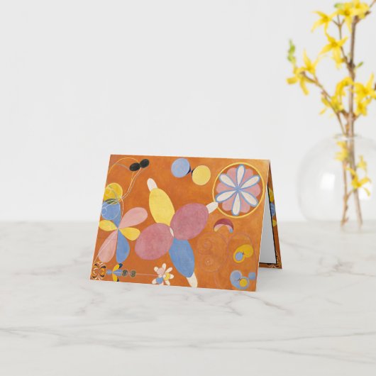 Carte Les dix plus grands, Groupe IV, No 3 par Hilma af  (Fleur jaune)
