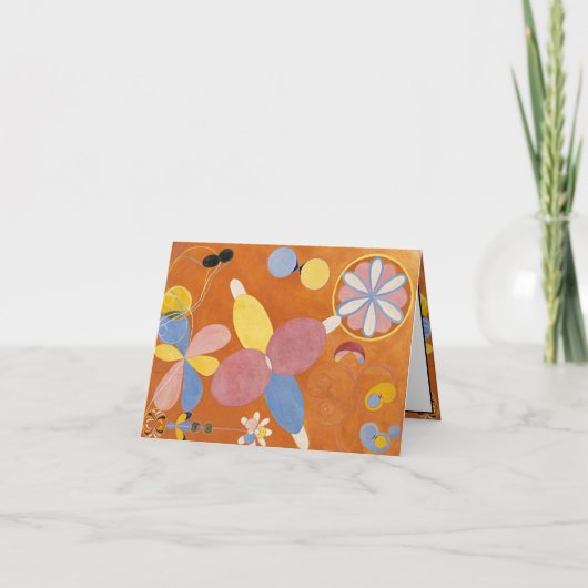 Carte Les dix plus grands, Groupe IV, No 3 par Hilma af  (Devant)