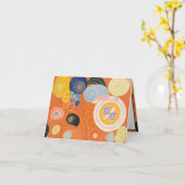 Carte Les dix plus grands, Groupe IV, No 4 par Hilma af  (Fleur jaune)