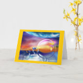 Carte Les Dolphins (Fleur jaune)