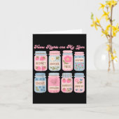 Carte Les droits trans sont ma jambe subtile fierté tran (Fleur jaune)