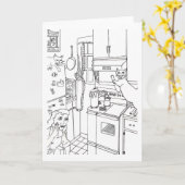 Carte Les ébullitions de pot plus de (Fleur jaune)