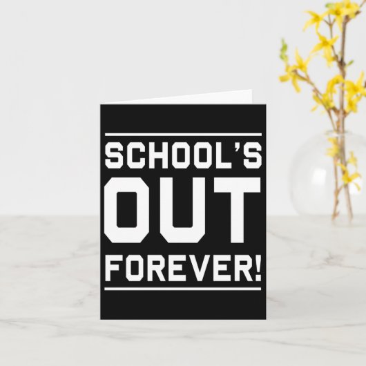 Carte Les écoles à jamais (Fleur jaune)