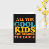 Carte Les enfants cool lisent la Bible  (Fleur jaune)