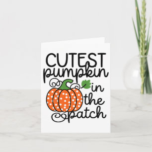 Carte Les Enfants Cutest Citrouille Dans Le Patch Par