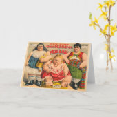 Carte Les enfants géants de W. Hollmann et bébé prix. (Fleur jaune)