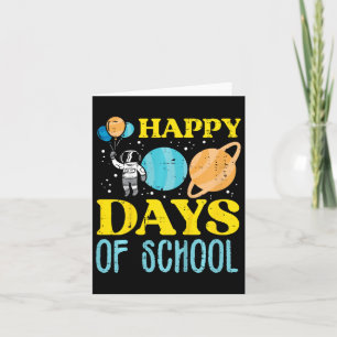 Carte Les Enfants Joyeux 100 Jours D'Astronaut Scolaire 