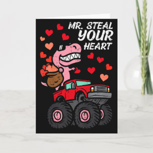 Carte Les enfants M. vole ton cœur Monster Truck Saint V