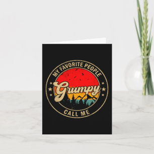Carte Les Enfants M'appellent Gpy Retro Pour Papa Grand-