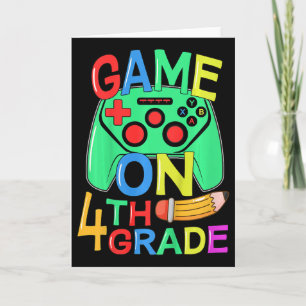 Carte Les enfants reviennent à l'école Joueur de jeu vid