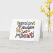 Carte Les Enseignants D'Enseignement Préscolaire Ont Le (Fleur jaune)