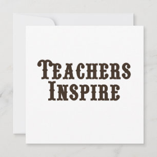 Carte Les enseignants inspirent