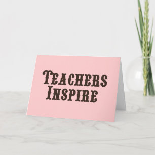 Carte Les enseignants inspirent
