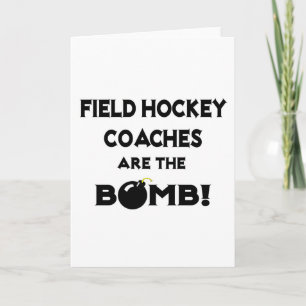 Carte Les Entraîneurs De Hockey De Champ Sont La Bombe !
