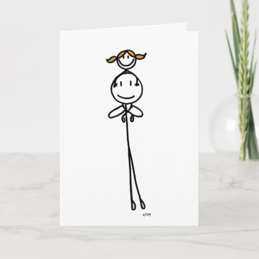 Carte Les épaules de papa (Devant)