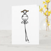 Carte Les épaules de papa (Fleur jaune)