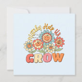 Carte Les erreurs nous aident à grandir | Motivation flo (Devant)