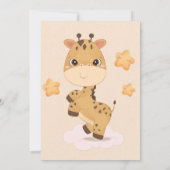Carte Les étoiles de Giraffe mignonnes ne disent pas les (Dos)