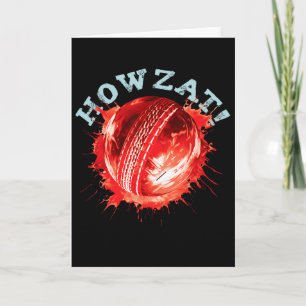 Carte Les fans de cricket S Howzat! Cricket Ll S Effet d