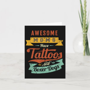 Carte Les Fantastiques Moms Ont Des Tatouages Et Des Chi
