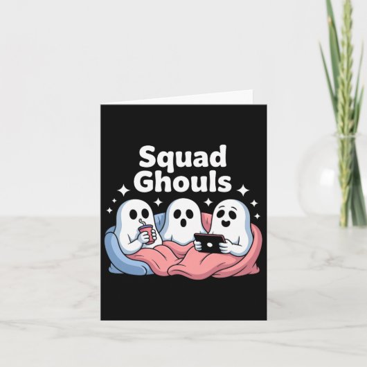 Carte Les fantômes de l'équipe correspondent à l'Hallowe (Devant)
