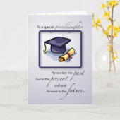 Carte Les félicitations d'obtention du diplôme de (Fleur jaune)